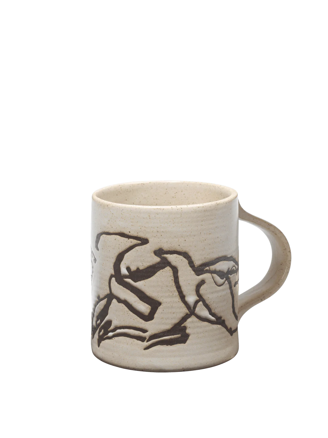 Tasse avec anse en Grès émaillé