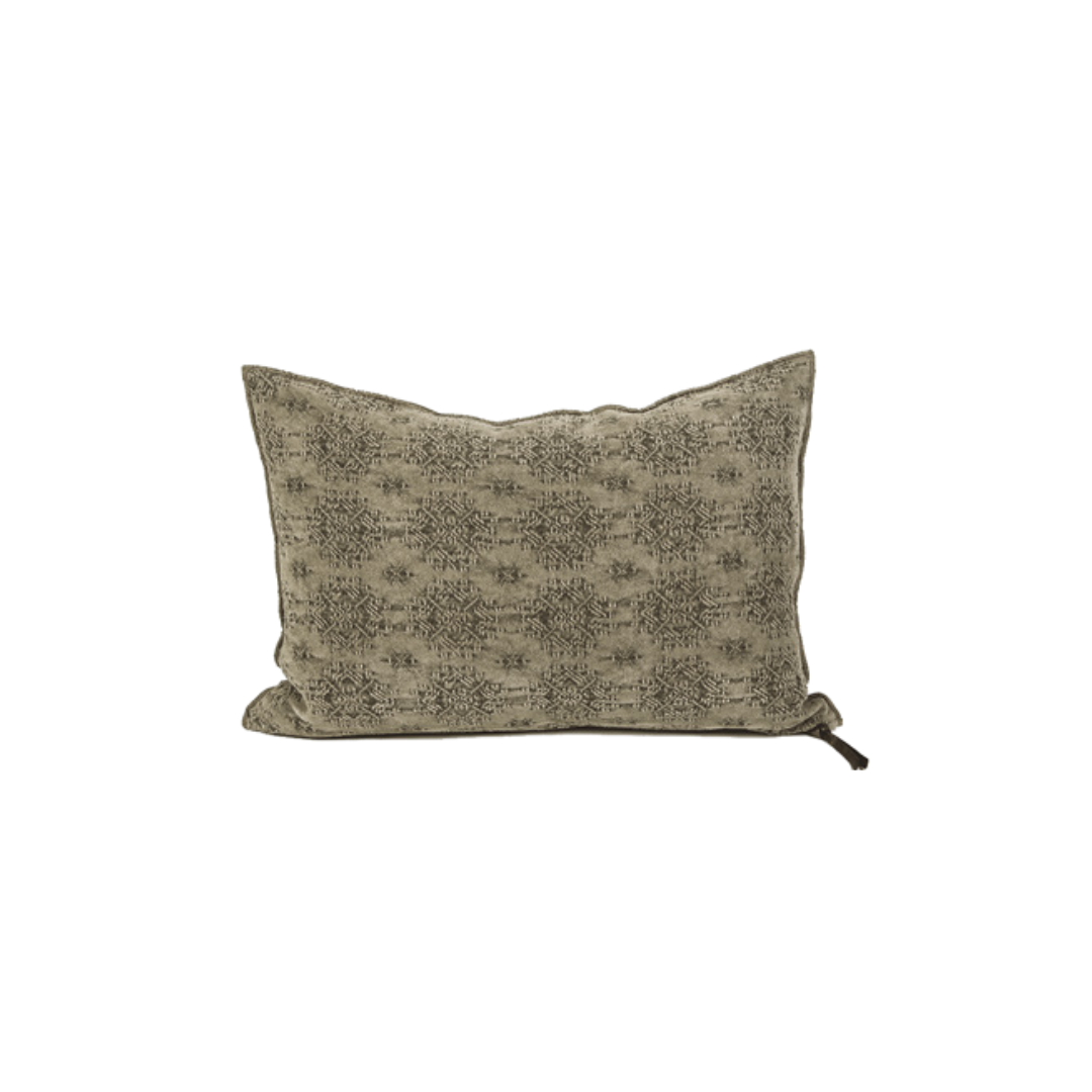 Housse de coussin en jacquard stone wash kilim 30x50