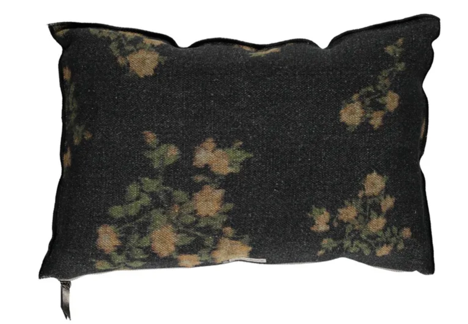 Housse de coussin 40x60 " Les roses" lin wabi sabi