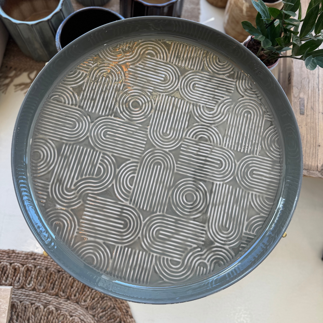 Plateau émaillé 62cm