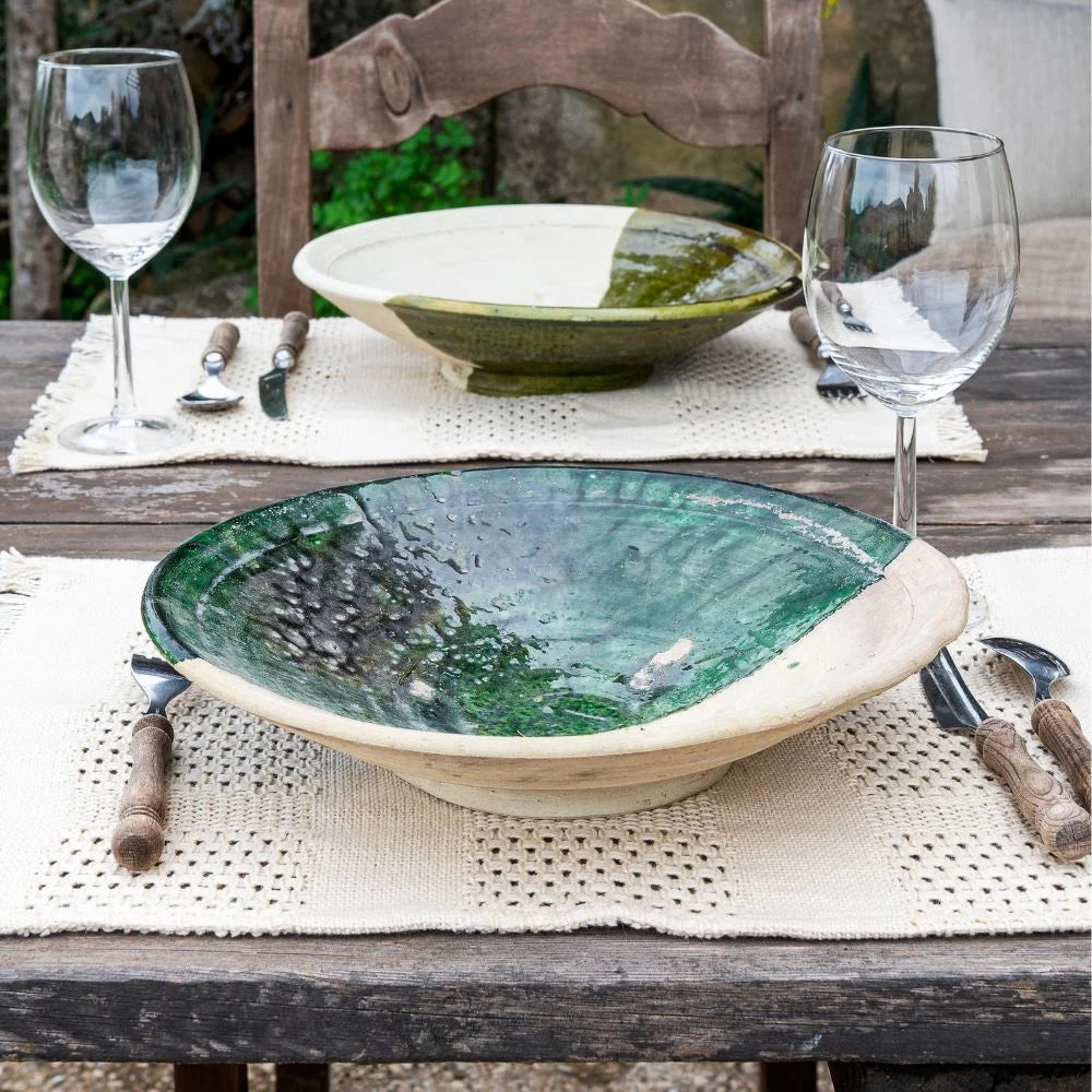 Set de table en crochet CROP Écru