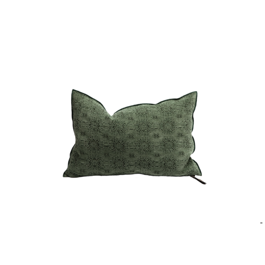 Housse de coussin en jacquard stone wash kilim 30x50