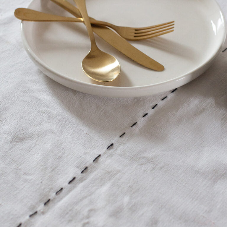 Nappe Blondie lin Craie