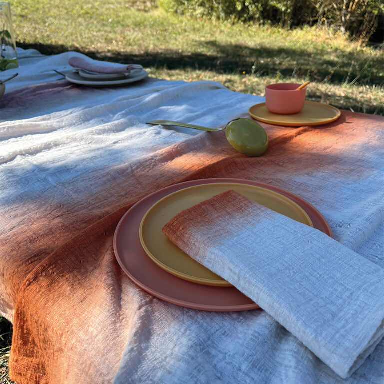 Nappe en coton Tara Tie and Dye 300x200 cm