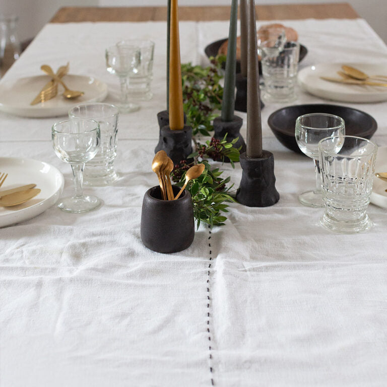 Nappe Blondie lin Craie