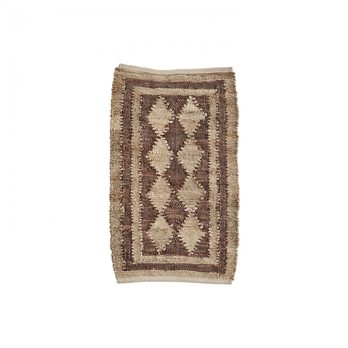Tapis en jute et en cuir - Existe en 2 variantes !