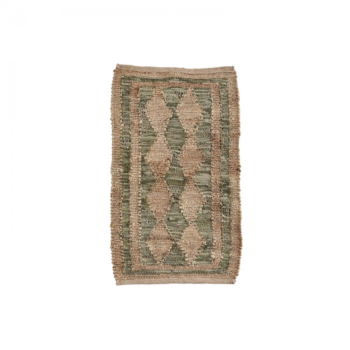 Tapis en jute et en cuir - Existe en 2 variantes !
