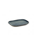 Assiette Rectangulaire Bleu / Gris