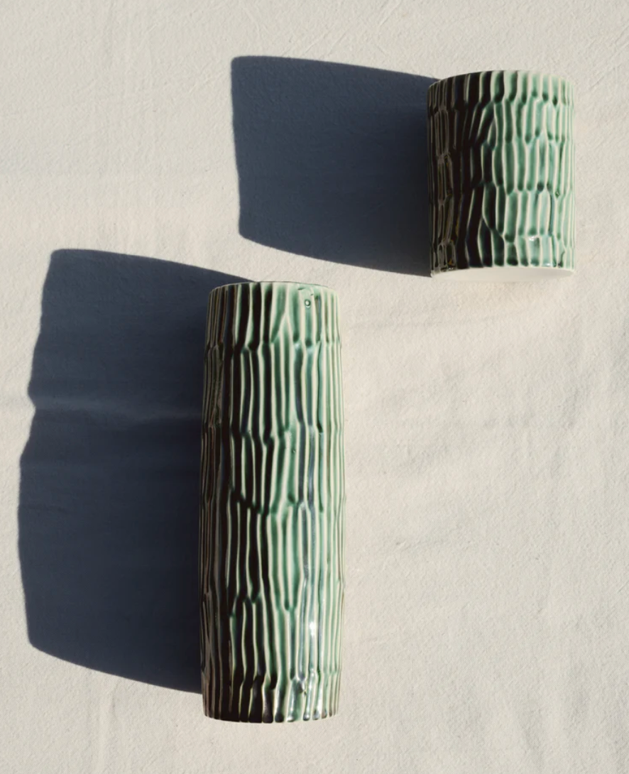 Vase L verde Lanzarote