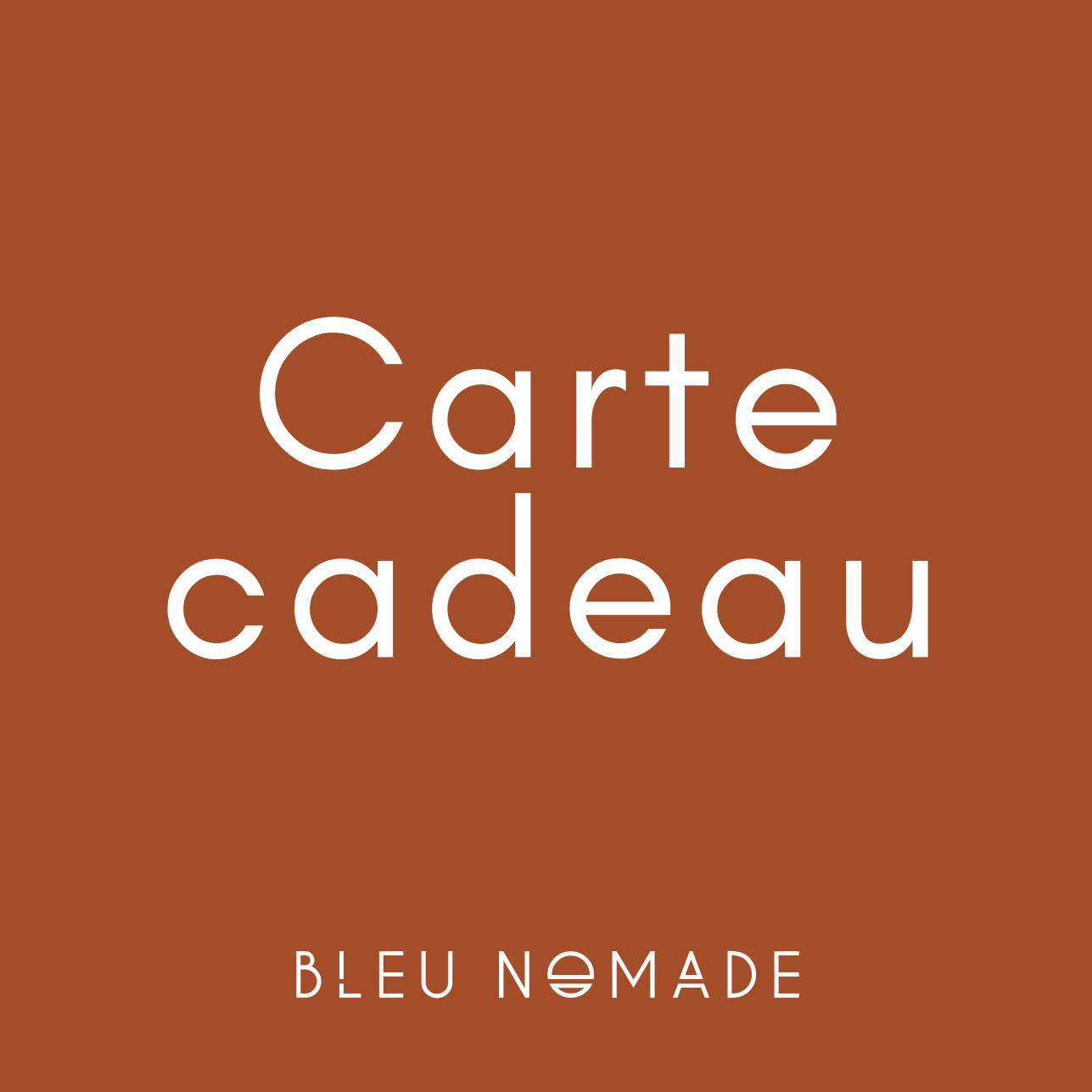 Carte-cadeau Bleu Nomade
