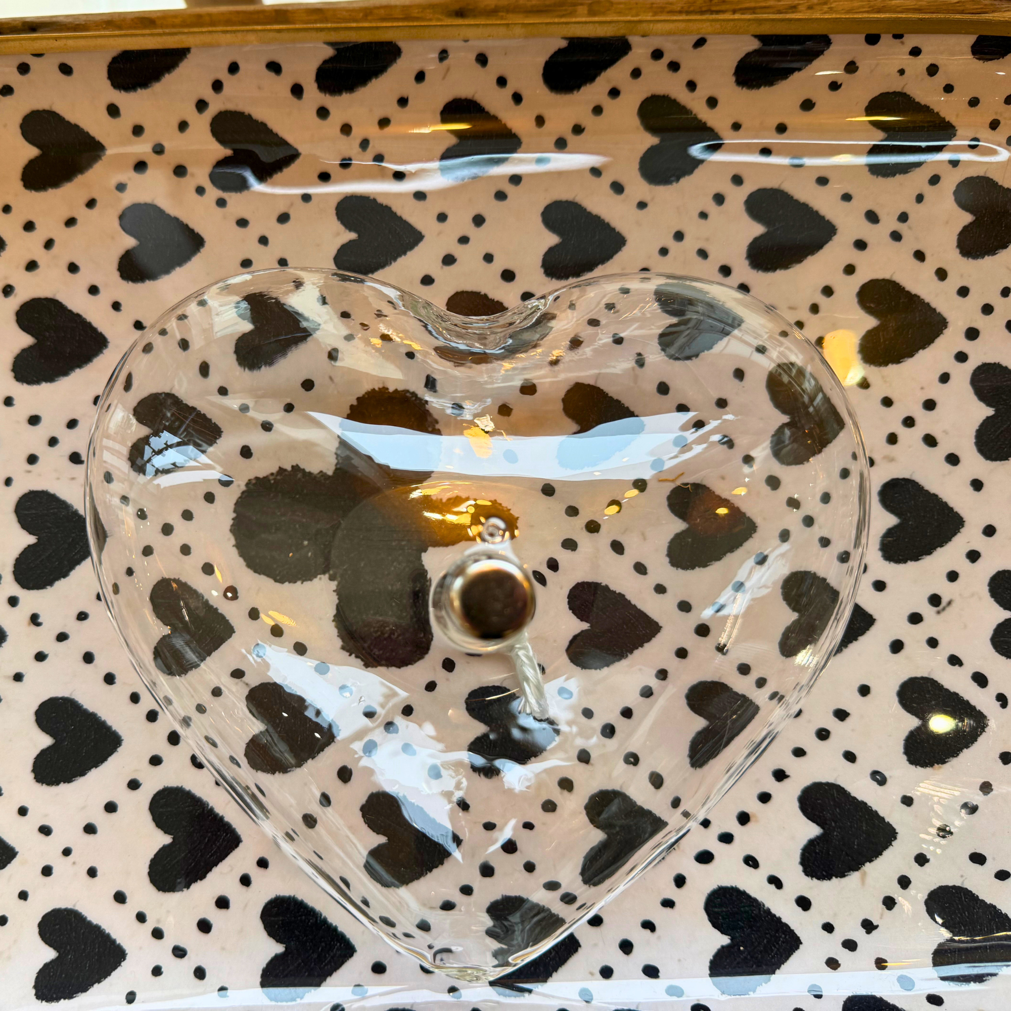 Lampe à huile coeur