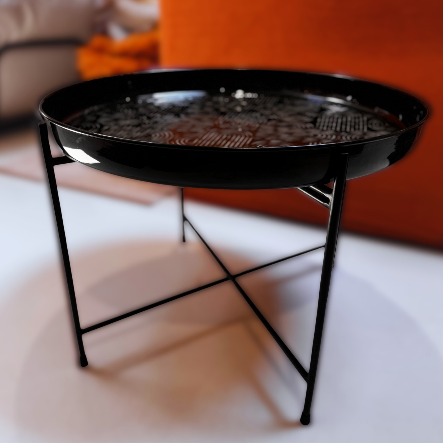 Trépied simple noir grand modèle