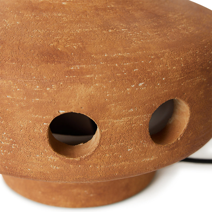 Pied de lampe en grès
