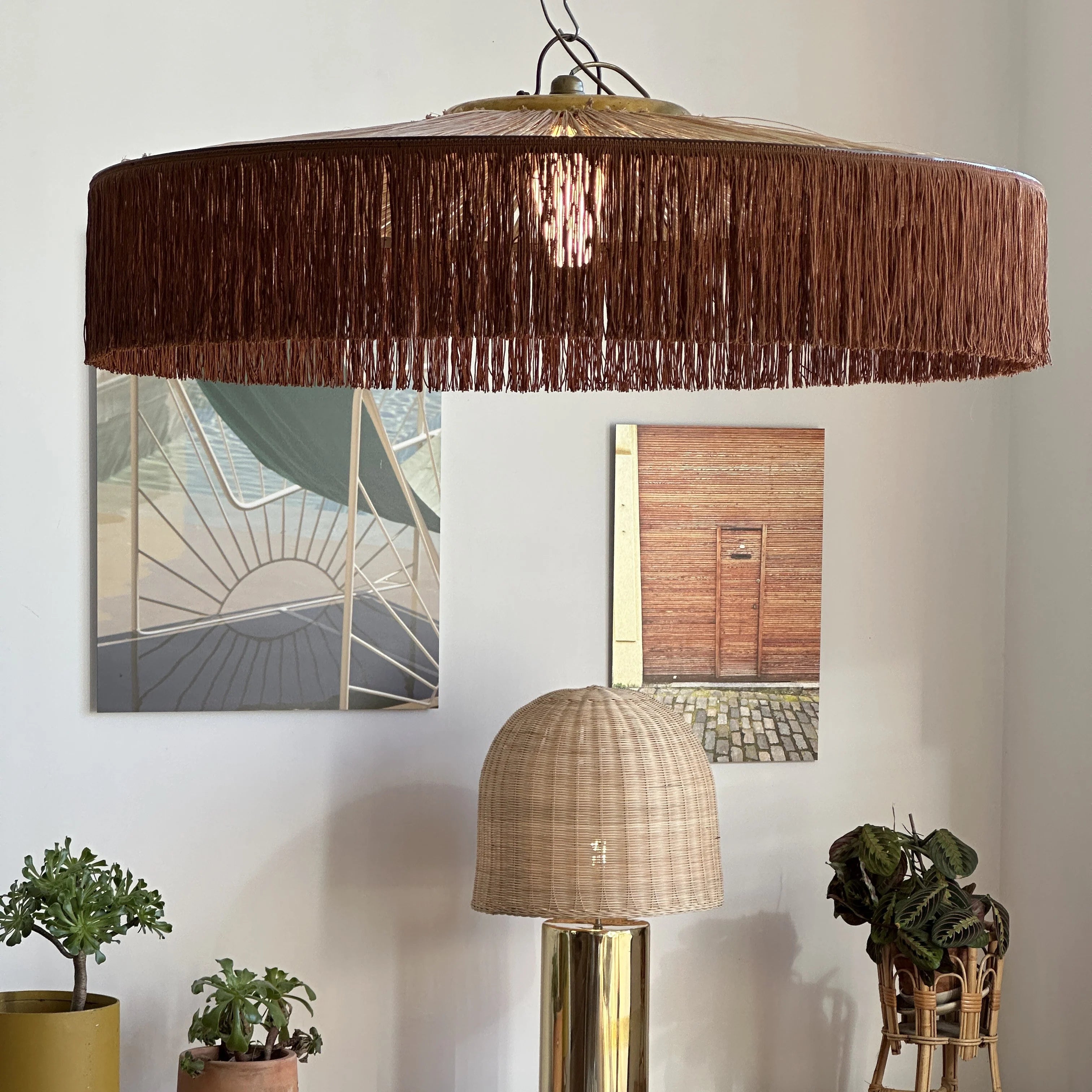 Suspension Parasol Frangée L