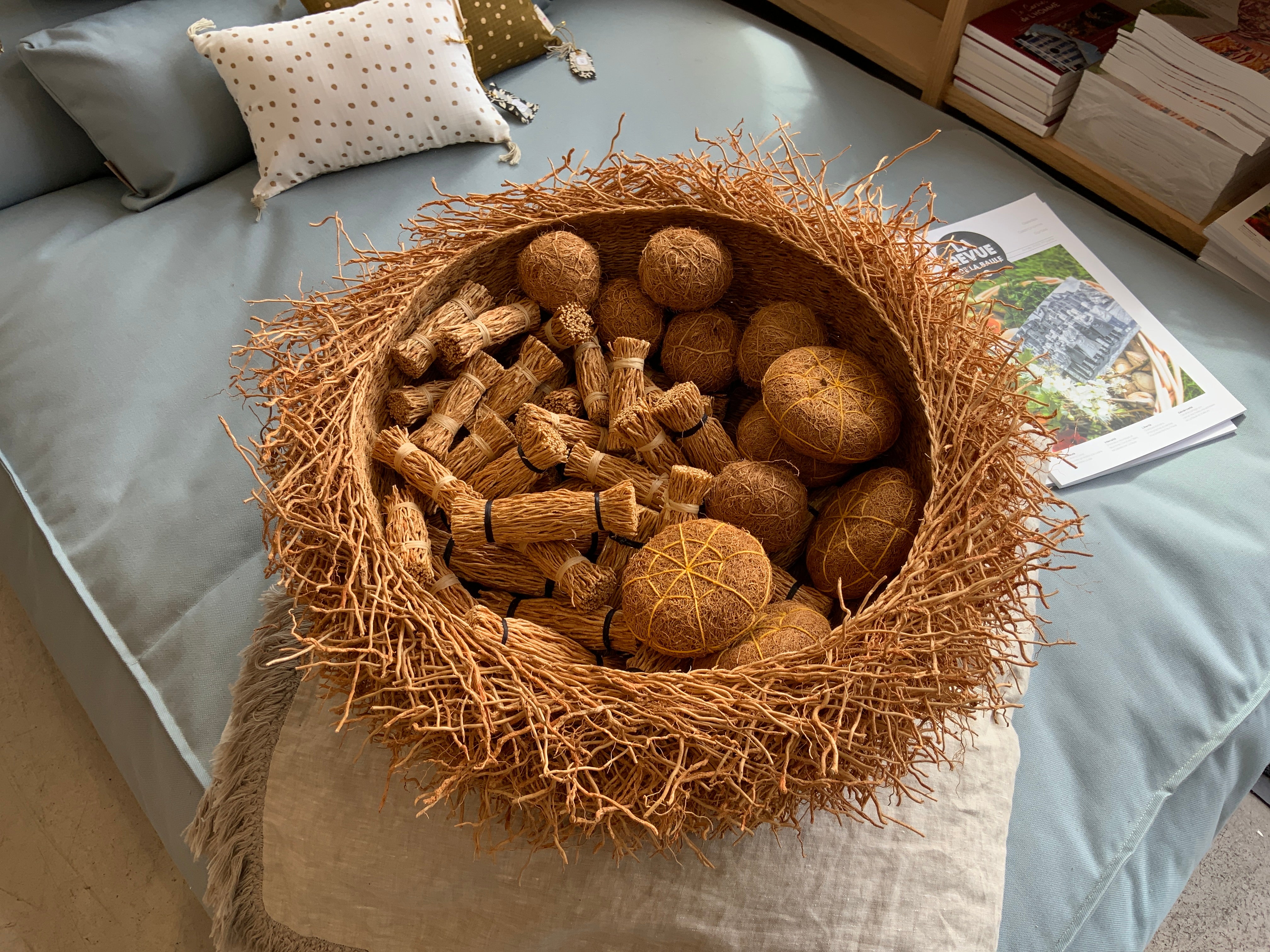 Nid Décoratif en Vétiver