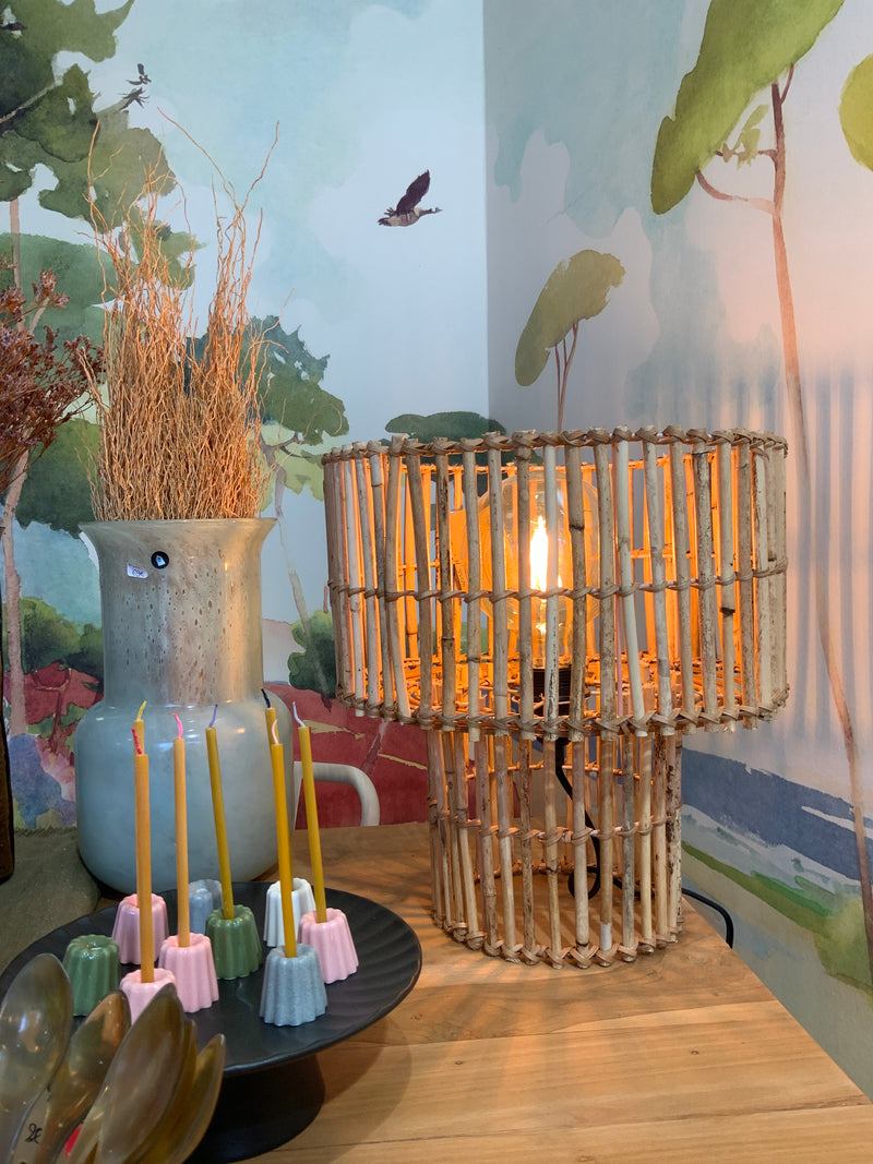 Lampe en Rotin