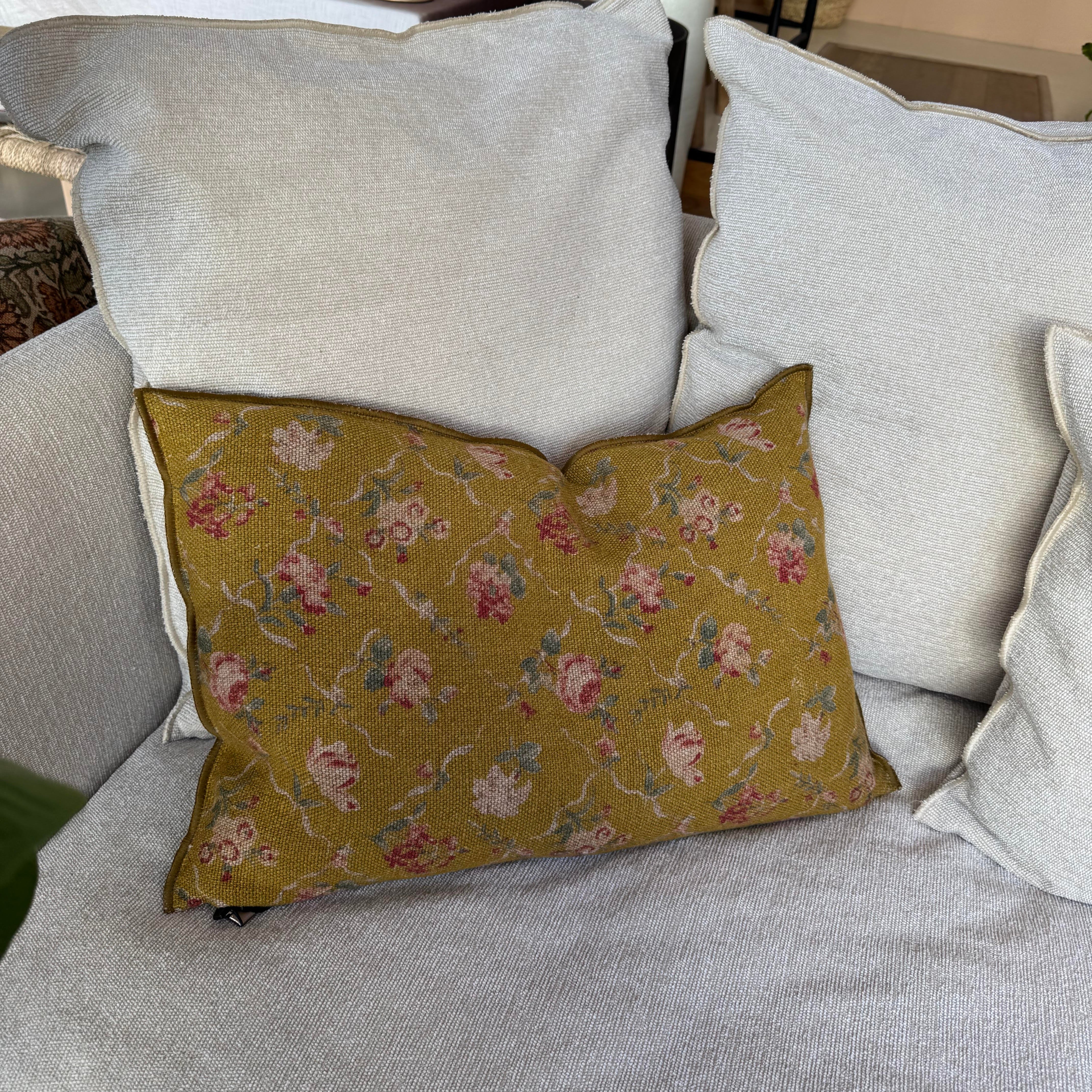 Housse de coussin Jardin Secret Orgeat 40x60cm