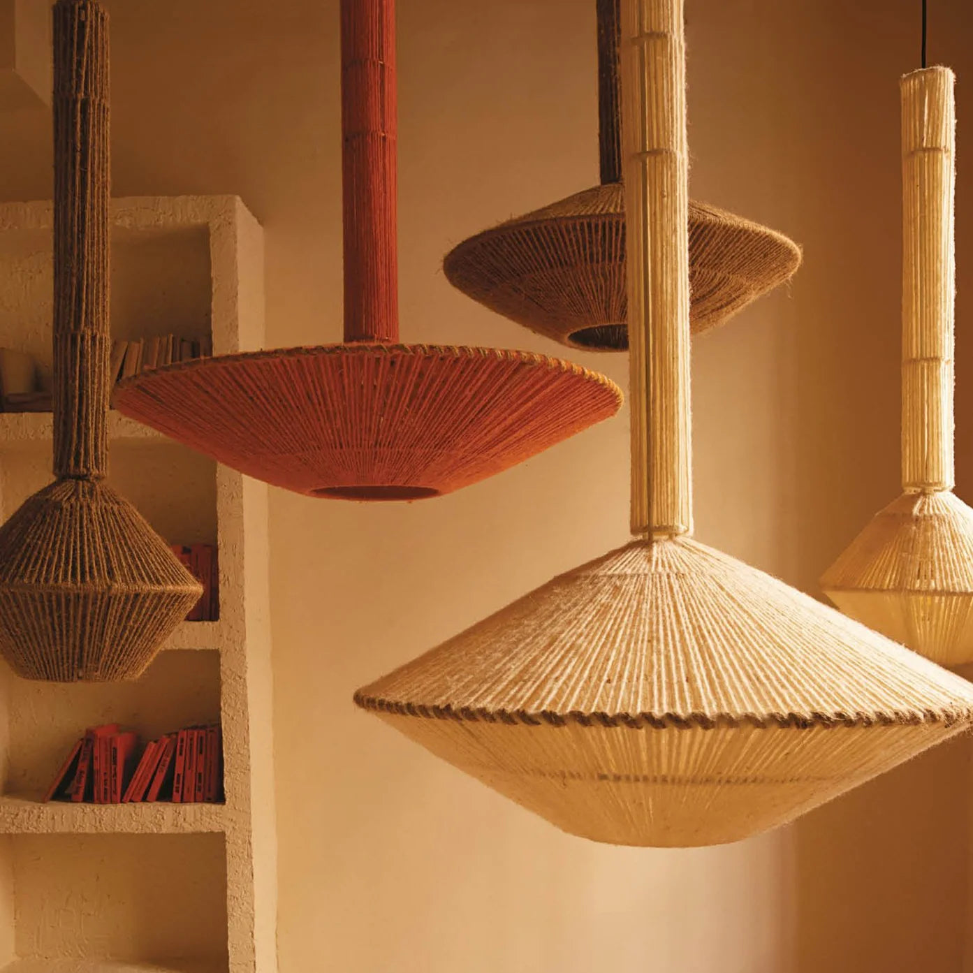 Suspension Ø70 - Fibre naturelle