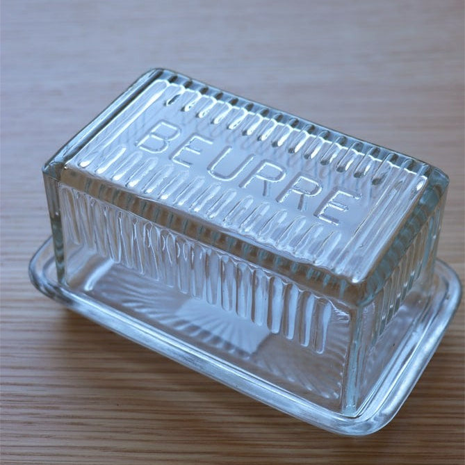 Beurrier en verre