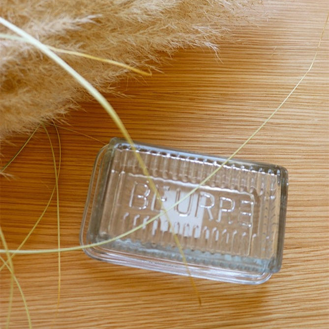 Beurrier en verre