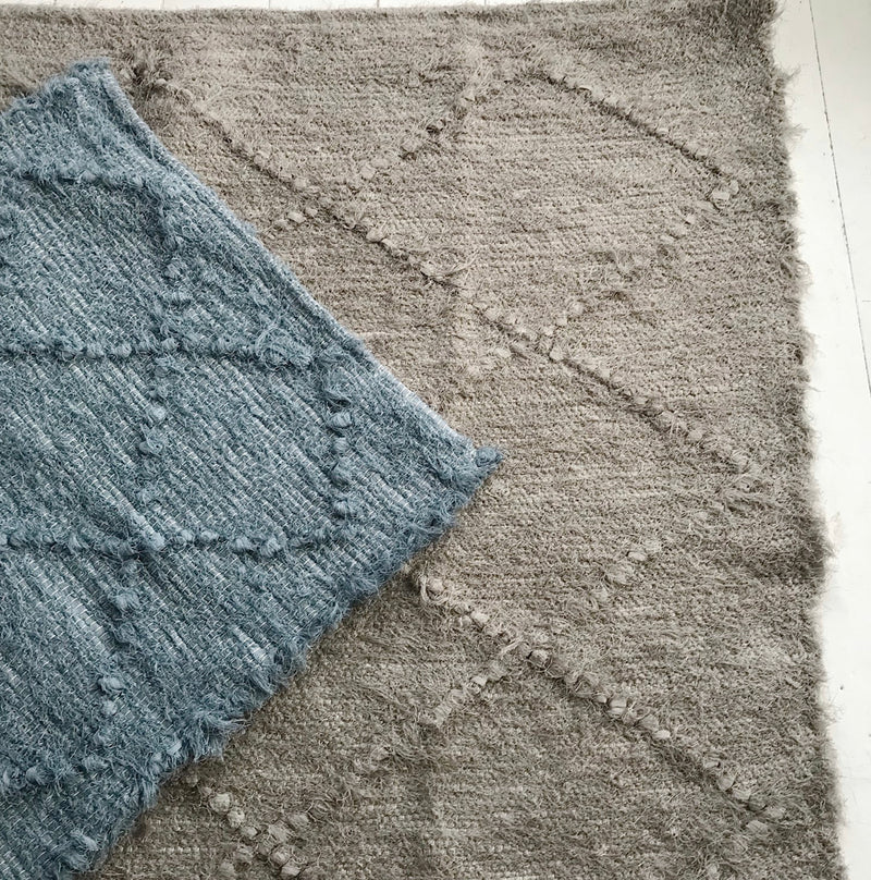Tapis lin et coton